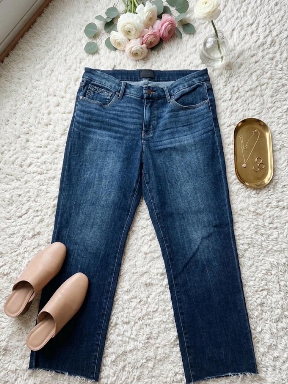 Buckle Black Fit No. 53 Cropped Straight Stretch Jean